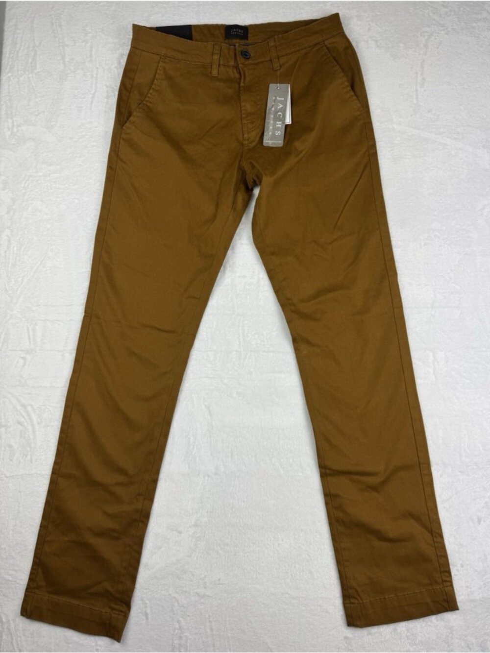 Jachs New York Size 31x34 Mens Chino Pants Copper Straight Fit Slim Straight Leg